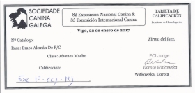 Exposición Nacional de Vigo. EXC 1ª - CCJ - MEJOR JOVEN